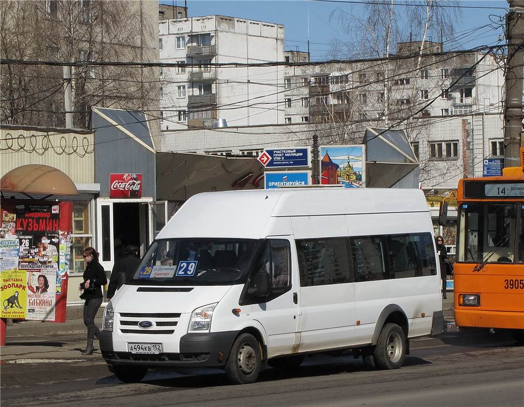 Нижегородская область, Нижегородец-222702 (Ford Transit) № А 494 КВ 152