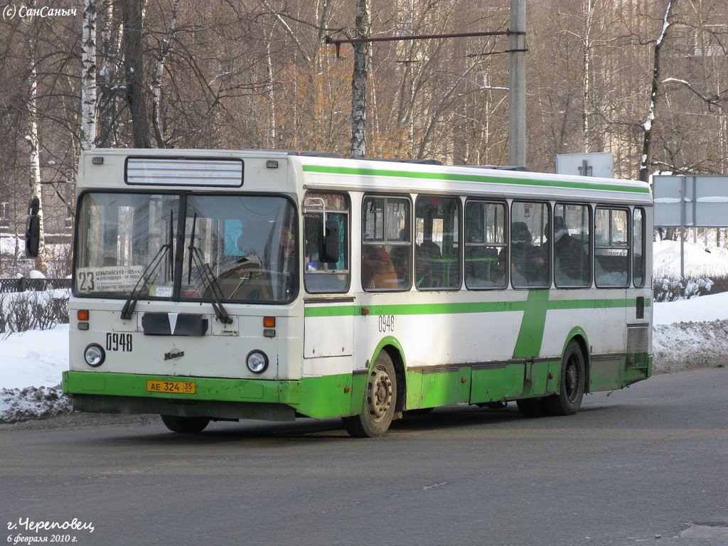 Вологодская область, ЛиАЗ-5256.25 № 0948