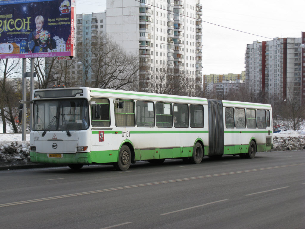 Москва, ЛиАЗ-6212.00 № 01181