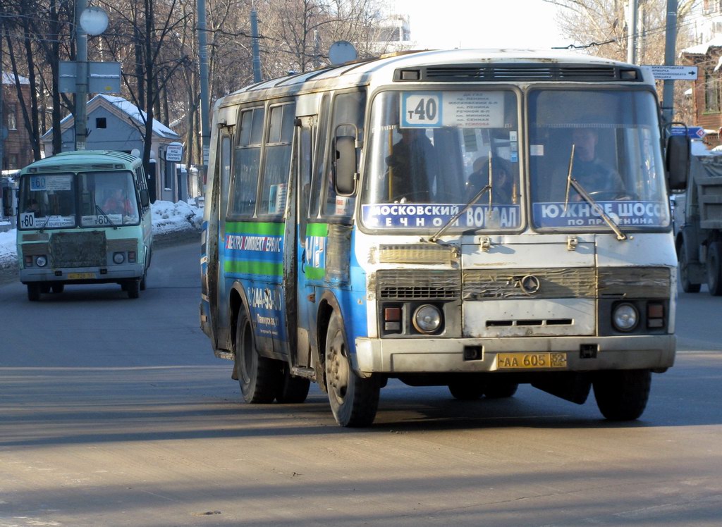 Нижегородская область, ПАЗ-32054 № АА 605 52