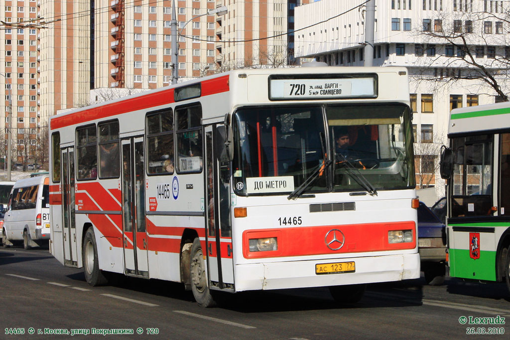 Moskva, Mercedes-Benz O325 č. 14465