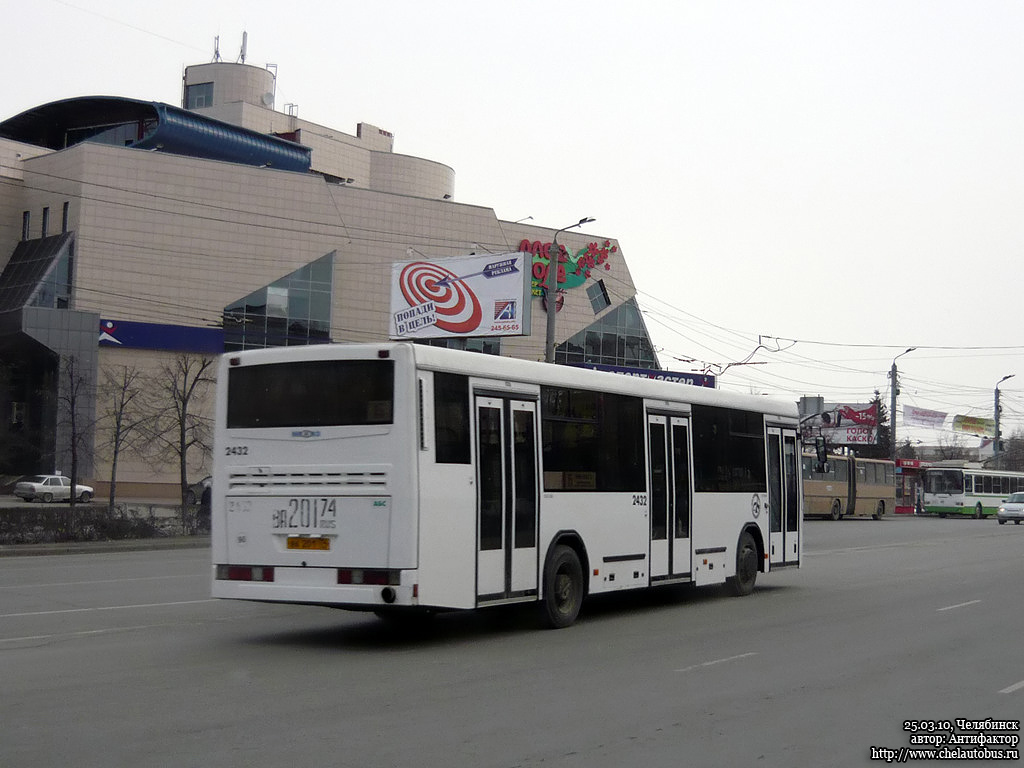 Chelyabinsk region, NefAZ-5299-20-22 # 2432