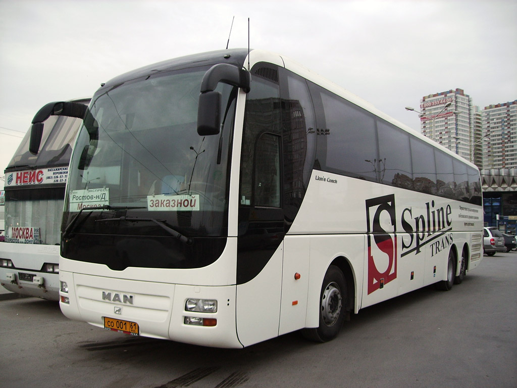 Ростовская область, MAN R08 Lion's Coach L RHC444 L № СО 001 61