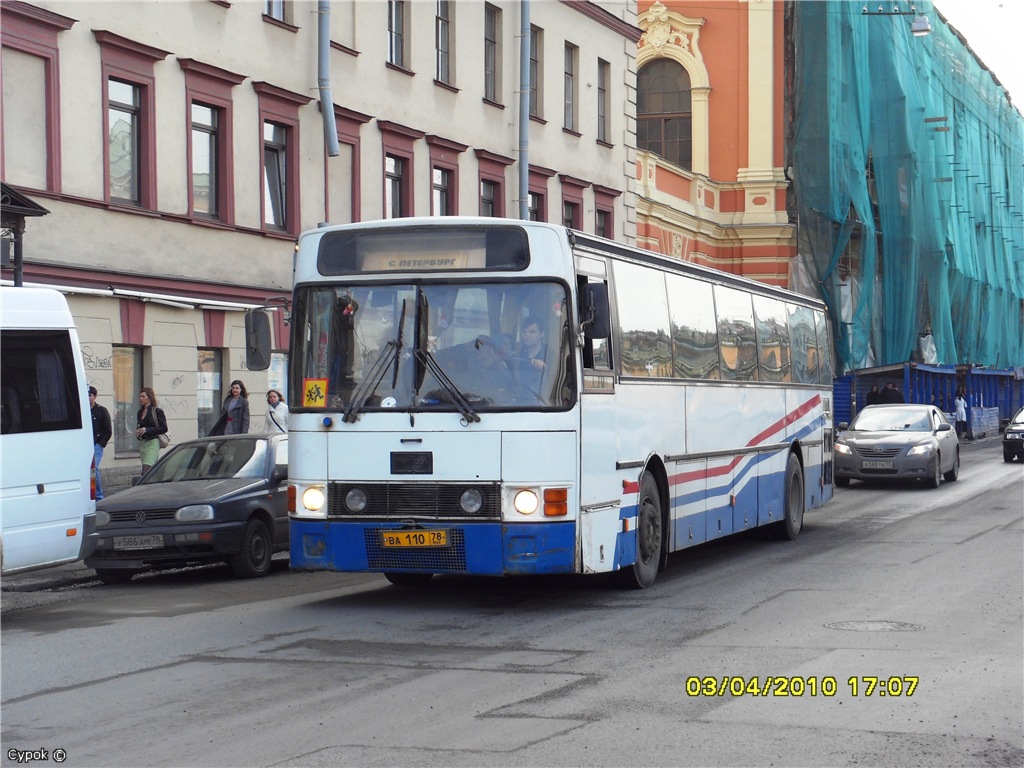 Санкт-Петербург, Van Hool T8 Alizée 210 № ВА 110 78