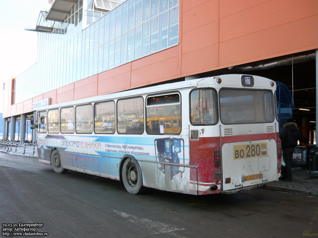 Свердловская область, Mercedes-Benz O305 № ВО 280 66