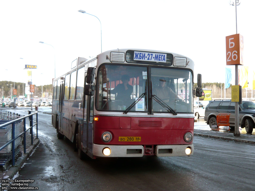 Свердловская область, Mercedes-Benz O305 № ВО 280 66