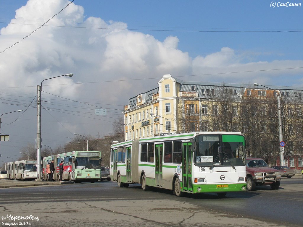 Вологодская область, ЛиАЗ-6212.00 № 0216