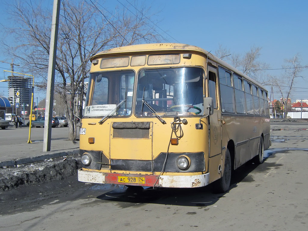 Chelyabinsk region, LiAZ-677M # 4604