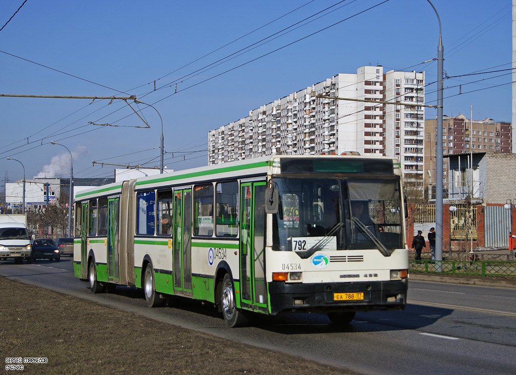 Москва, Ikarus 435.17 № 04534