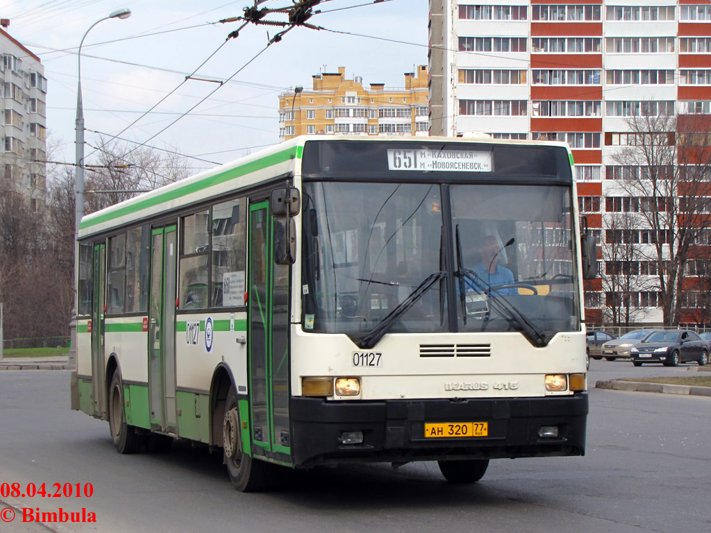 Москва, Ikarus 415.33 № 01127