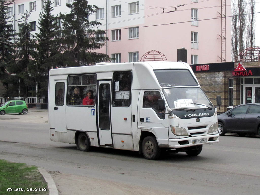 Полтавская область, Богдан А067 (ЛуАЗ) № BI 6120 AB — Фото — Автобусный  транспорт