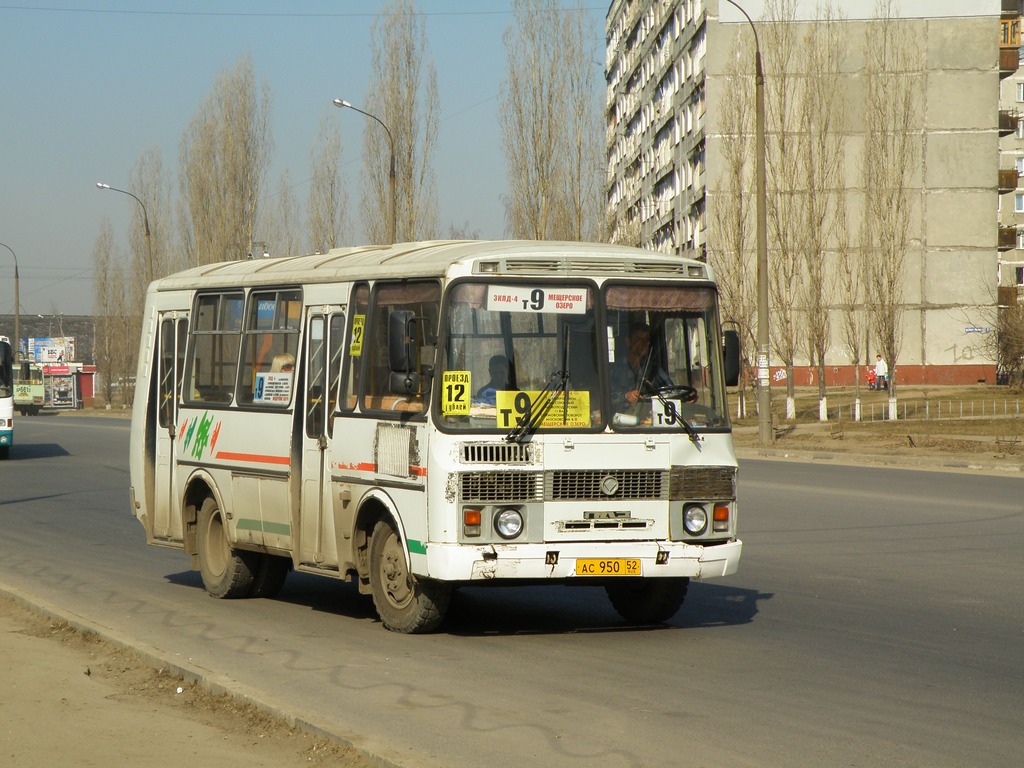 Nizhegorodskaya region, PAZ-32054 č. АС 950 52