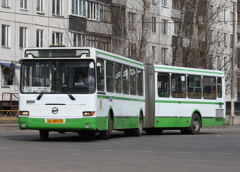 Москва, ЛиАЗ-6212.01 № 09347