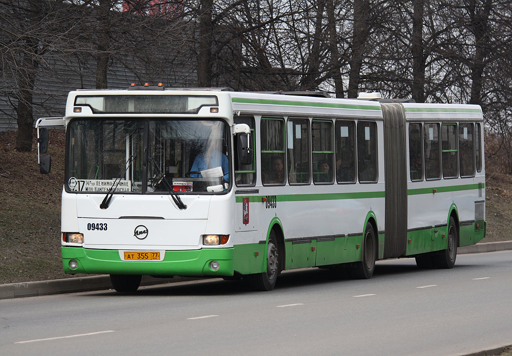 Москва, ЛиАЗ-6212.01 № 09433