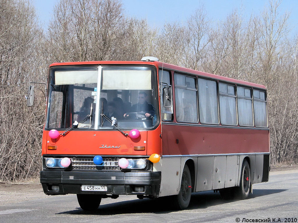 Омская область, Ikarus 256 № Е 458 НН 55