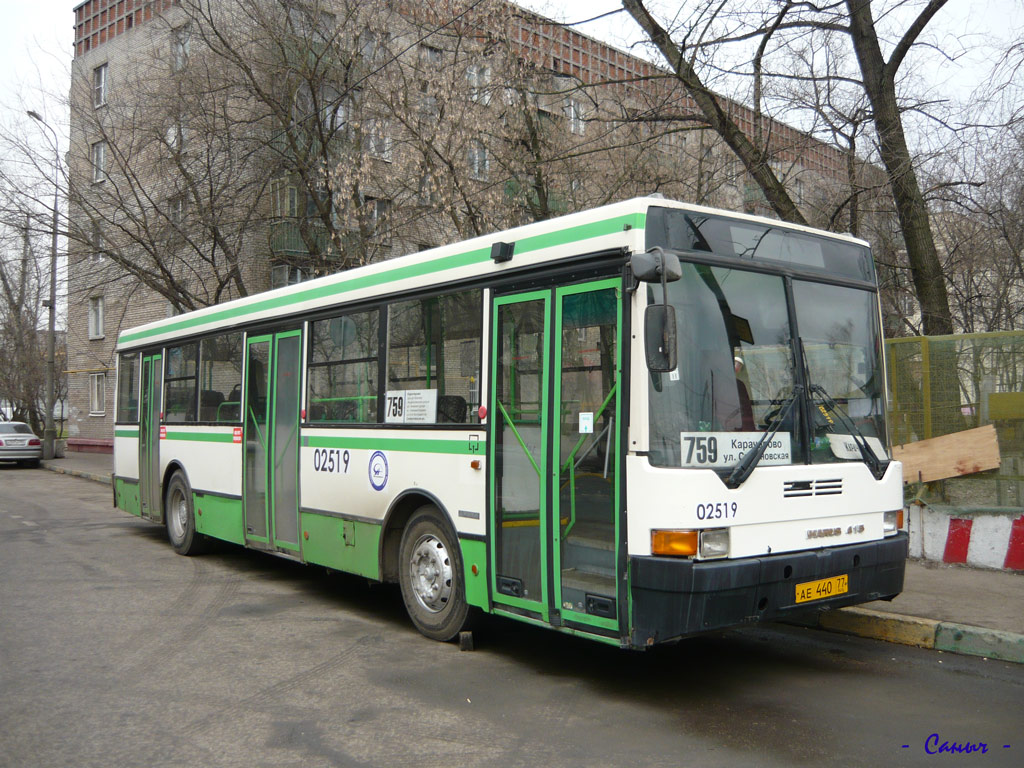 Москва, Ikarus 415.33 № 02519