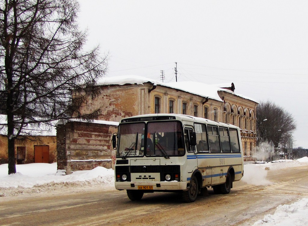 Тверская область, ПАЗ-32053 № АВ 901 69