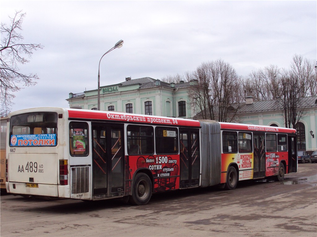 Псковская область, Mercedes-Benz O345G № 667