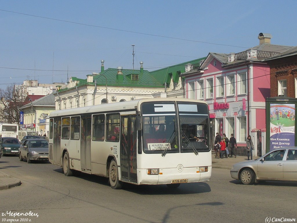 Вологодская область, Mercedes-Benz O345 № 1336