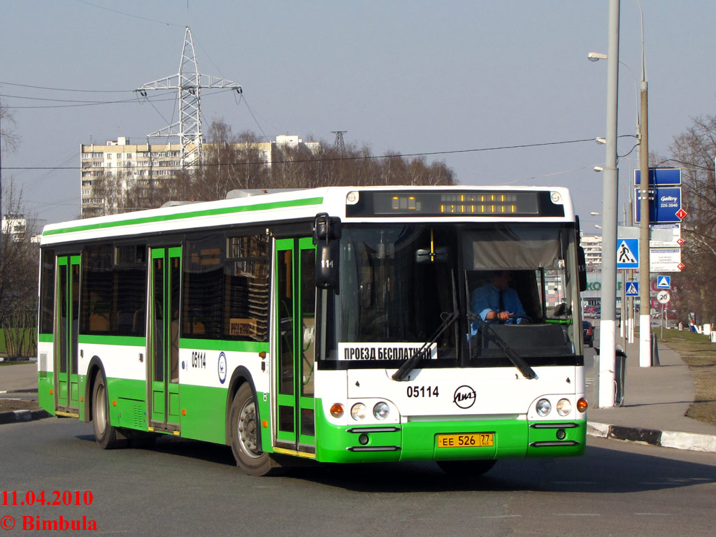 Moscow, LiAZ-5292.20 № 05114