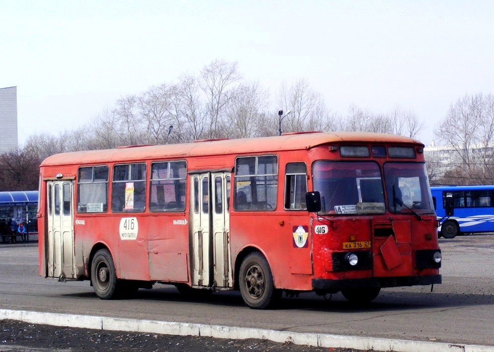 Хабаровский край, ЛиАЗ-677М № 416