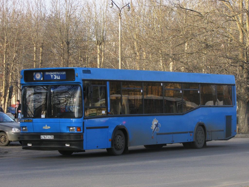 Arhangelszki terület, MAZ-104.C21 sz.: С 167 ТС 29