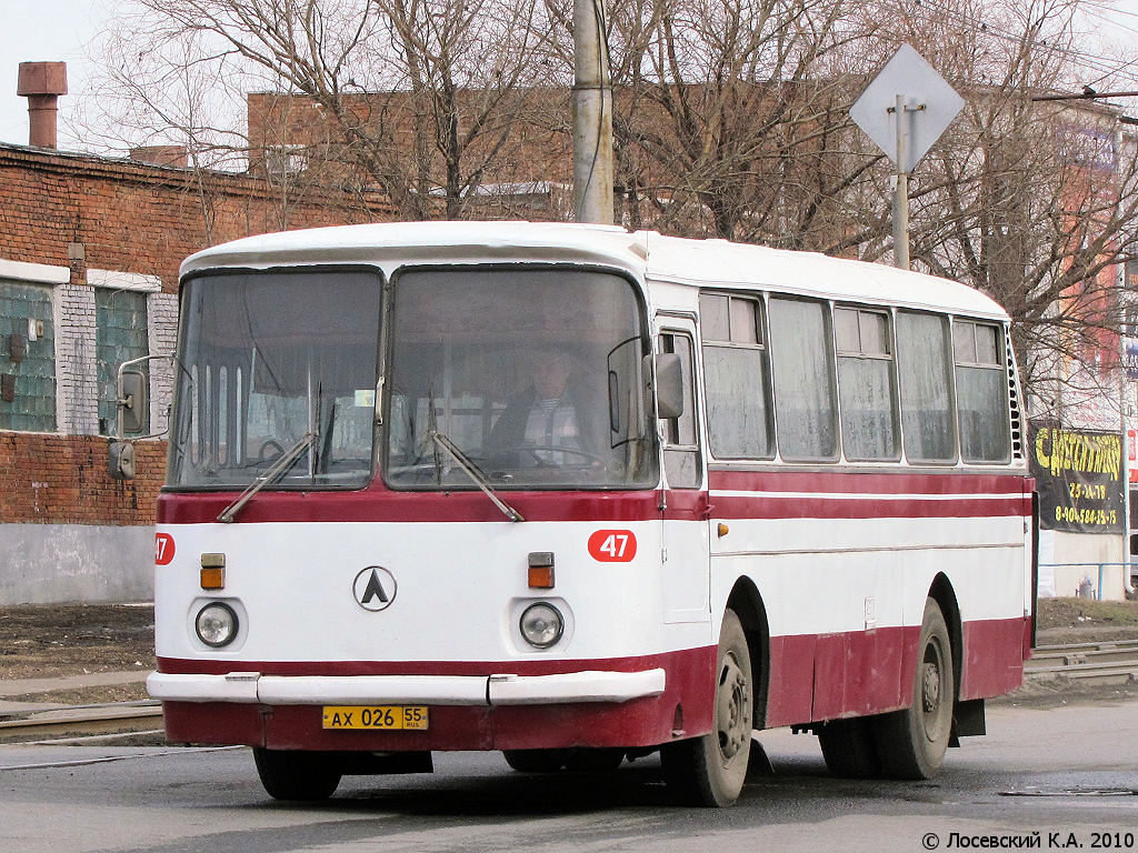 Omsk region, LAZ-695N Nr. 47