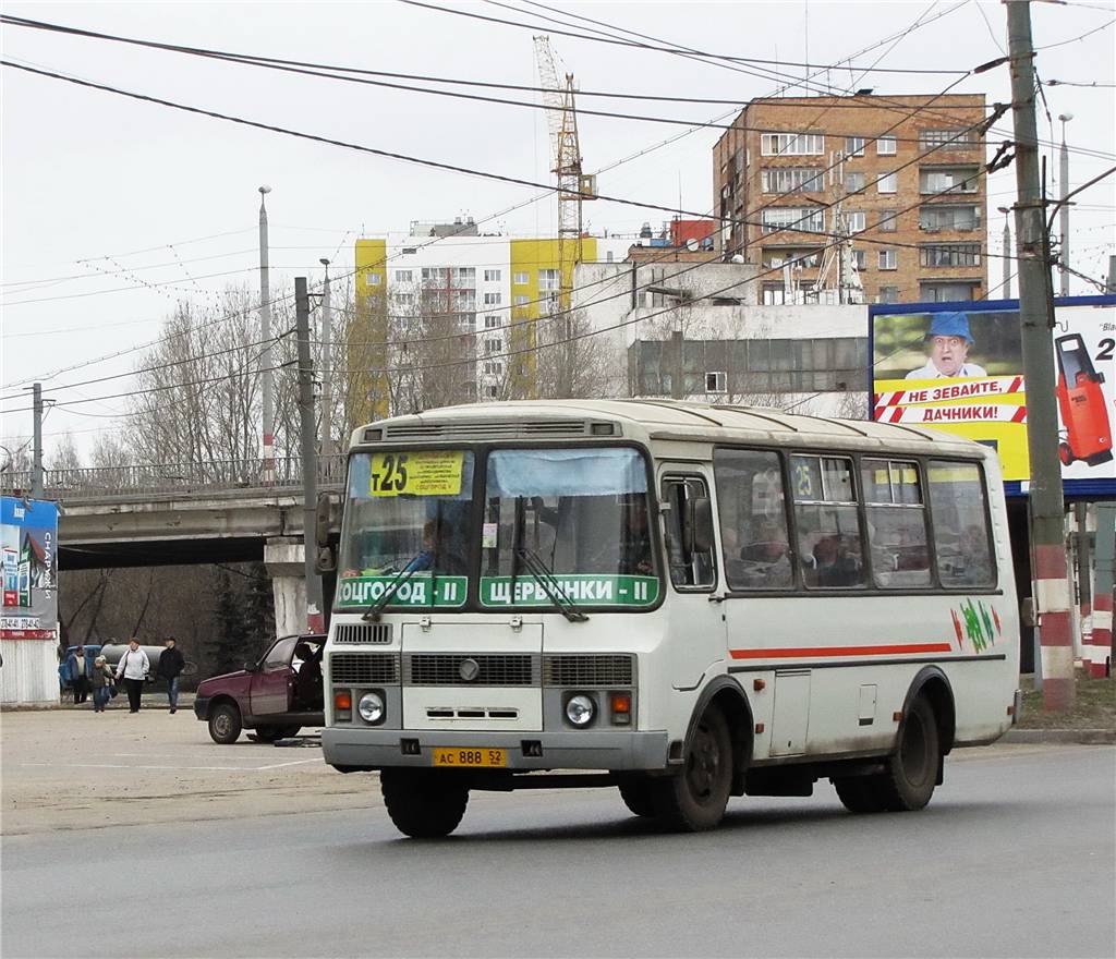 Нижегородская область, ПАЗ-32054 № АС 888 52