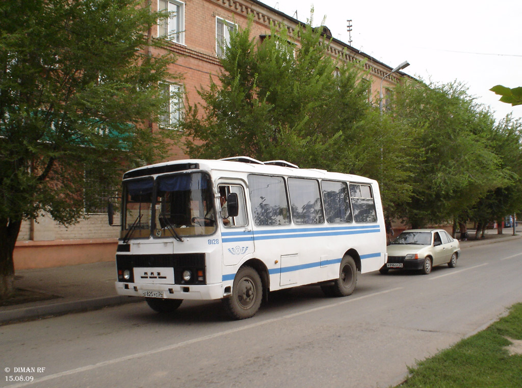 Волгоградская область, ПАЗ-32051-07 № 8128