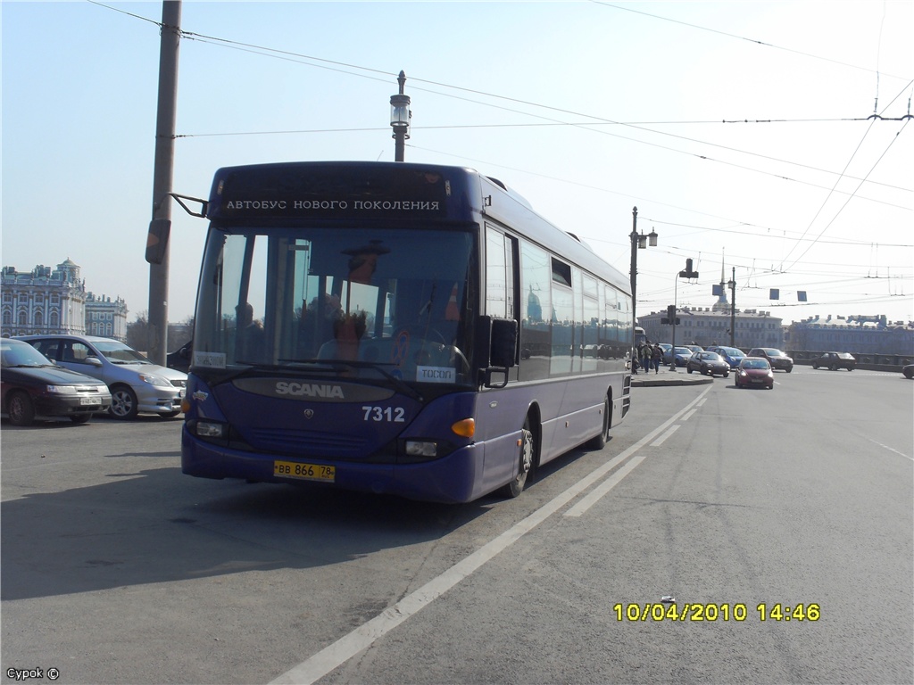 Petrohrad, Scania OmniLink I (Scania-St.Petersburg) č. 7312