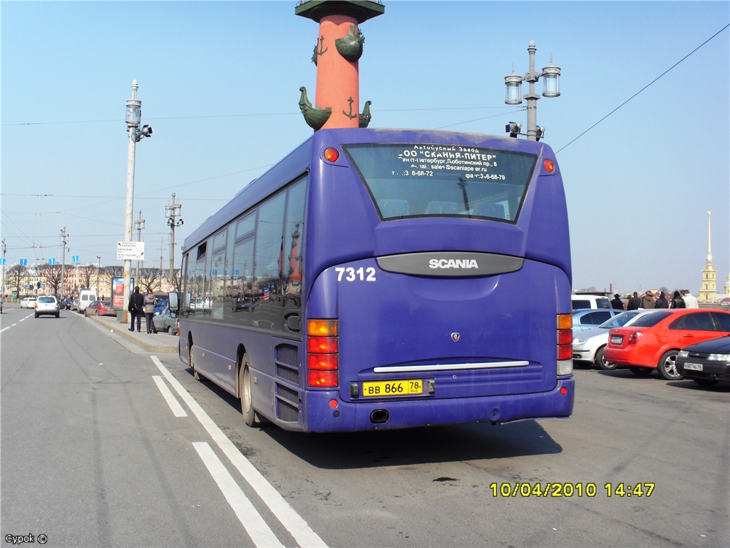 Санкт-Петербург, Scania OmniLink I (Скания-Питер) № 7312