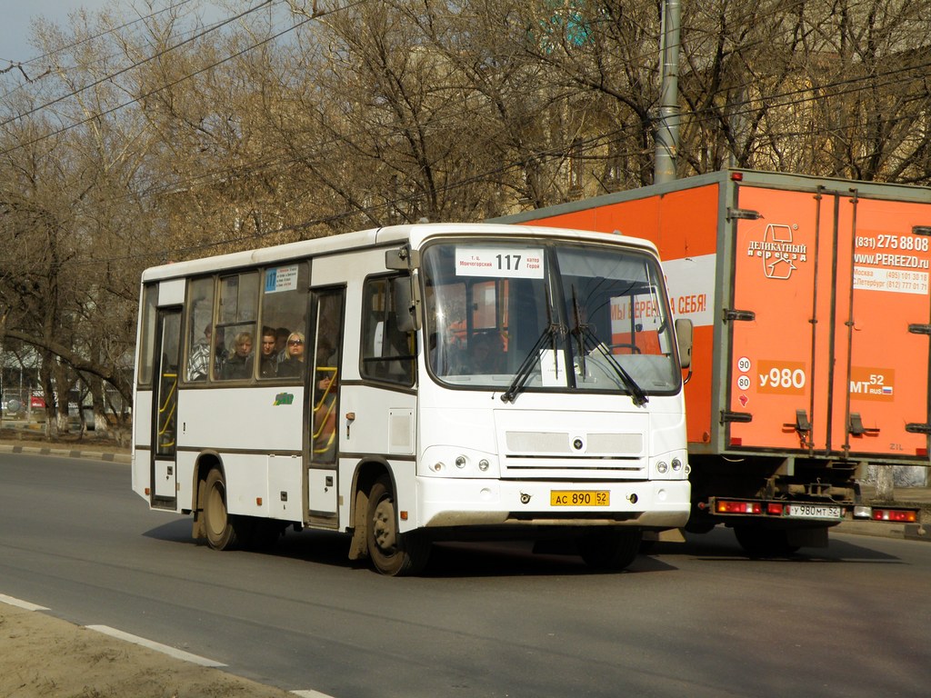 Нижегородская область, ПАЗ-320402-03 № АС 890 52