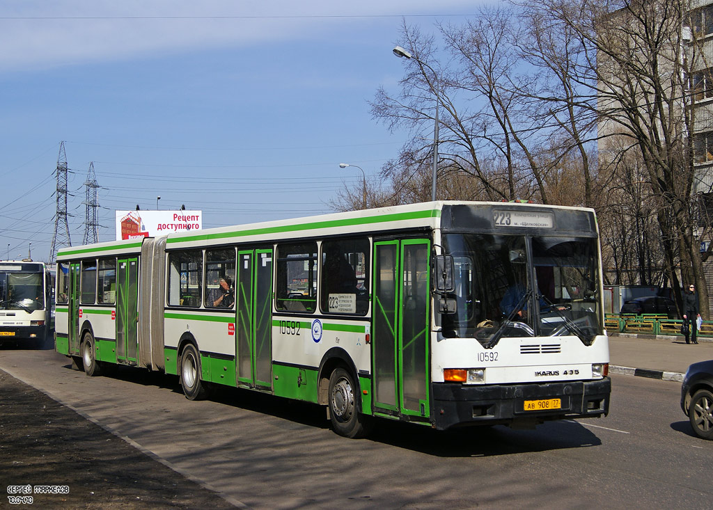 Москва, Ikarus 435.17 № 10592