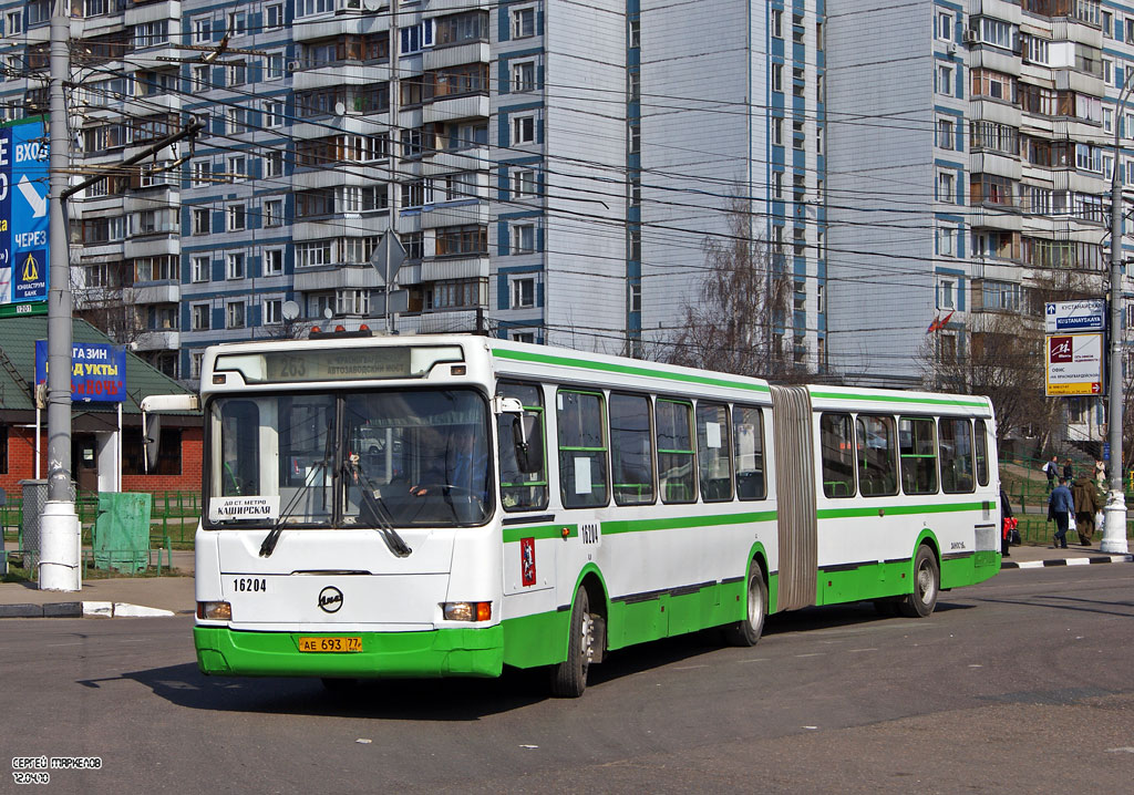 Москва, ЛиАЗ-6212.00 № 16204