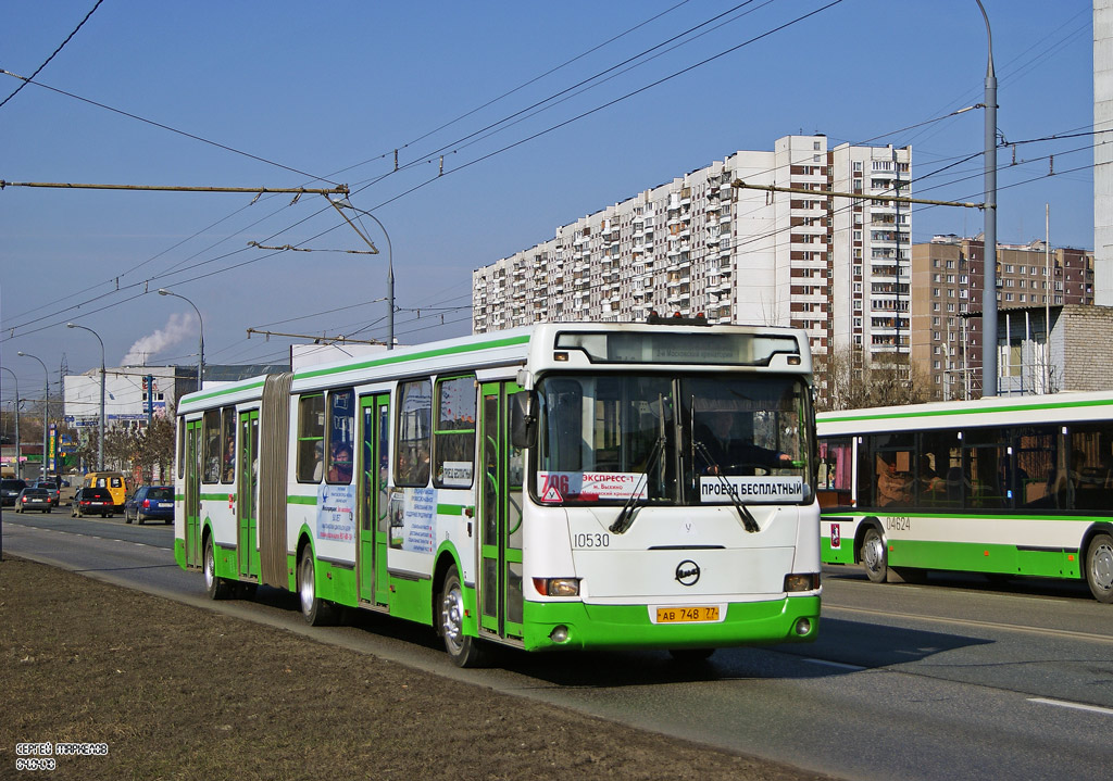 Москва, ЛиАЗ-6212.01 № 10530