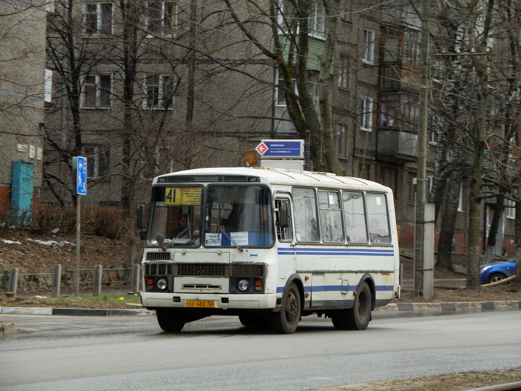 Нижегородская область, ПАЗ-32054 № АВ 483 52