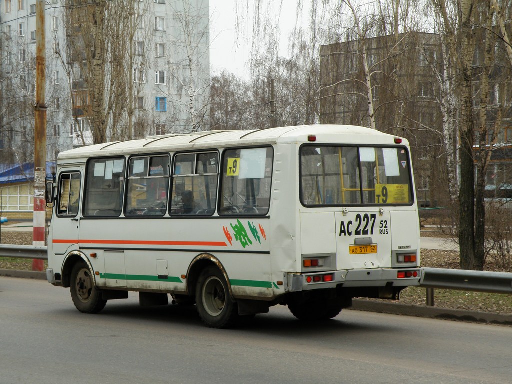 Нижегородская область, ПАЗ-32054 № АО 317 52