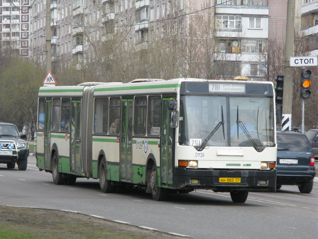 Москва, Ikarus 435.17 № 01139