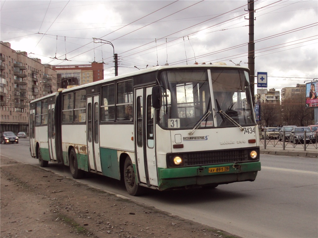 Санкт-Петербург, Ikarus 280.33O № 7434