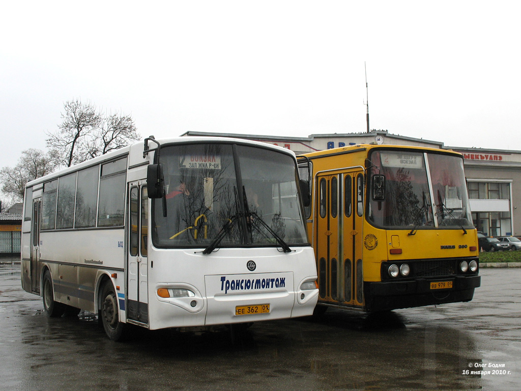 Адыгея, ПАЗ-4230-03 (КАвЗ) № ЕЕ 362 01; Адыгея, Ikarus 260.50 № 8132