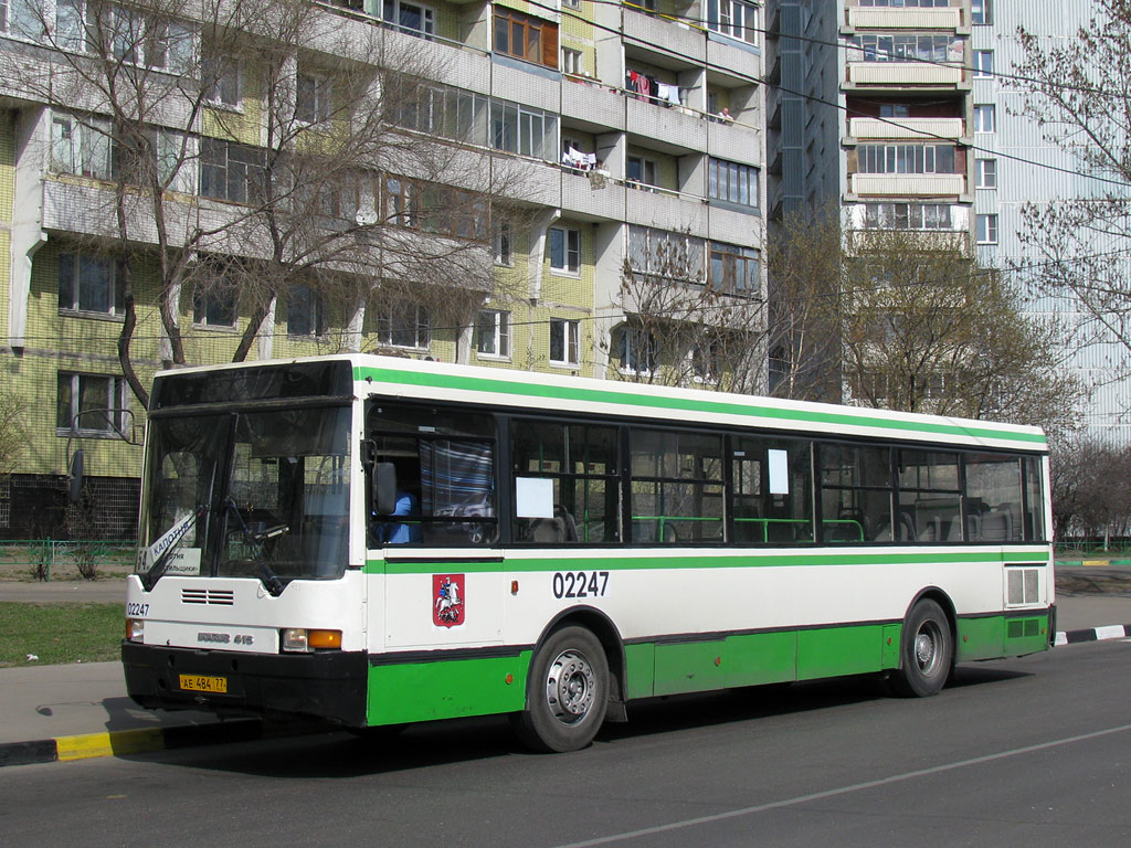 Москва, Ikarus 415.33 № 02247