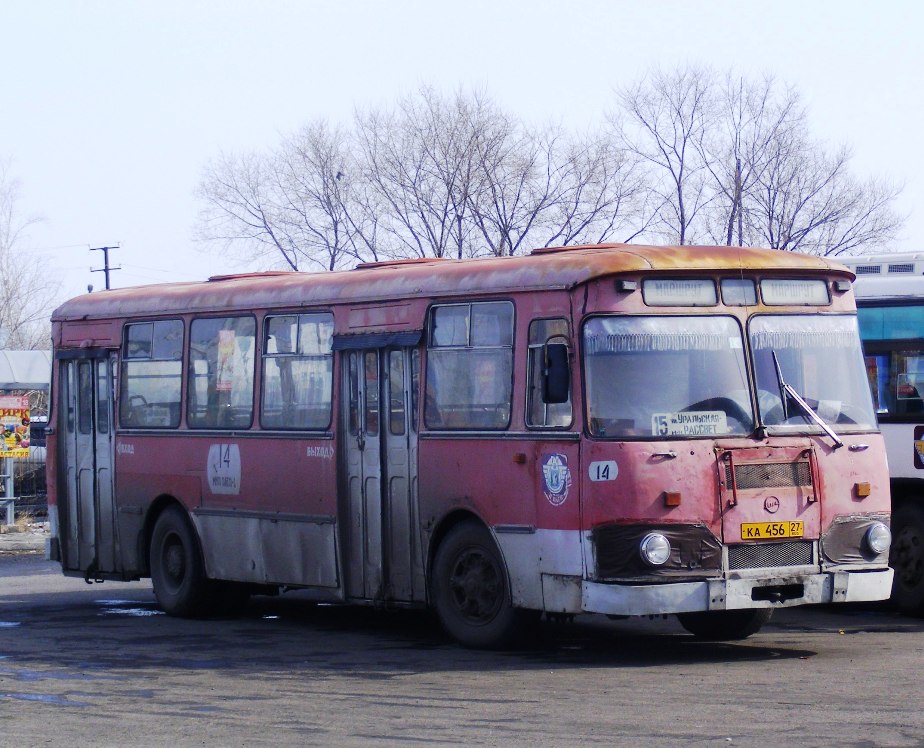 Хабаровский край, ЛиАЗ-677М № 14