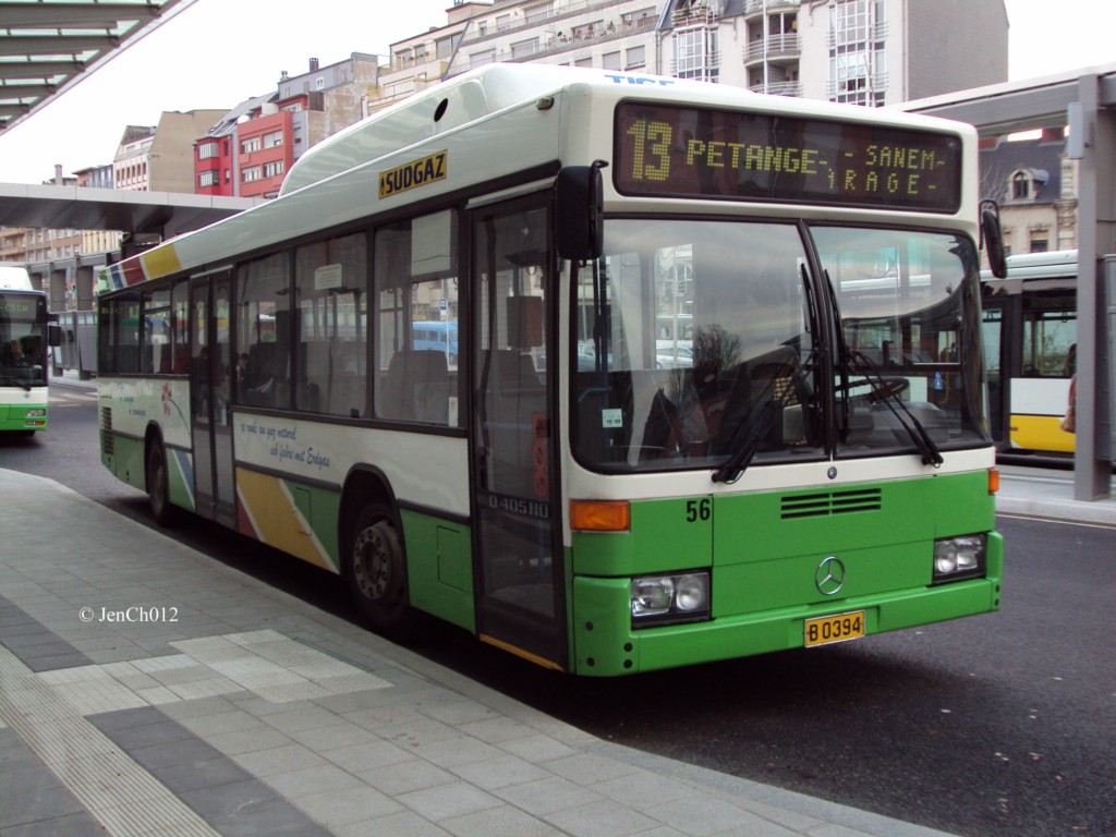 Люксембург, Mercedes-Benz O405N2Ü CNG № 56