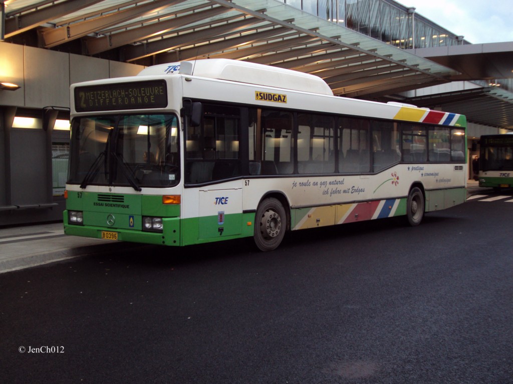 Люксембург, Mercedes-Benz O405N2Ü CNG № 57