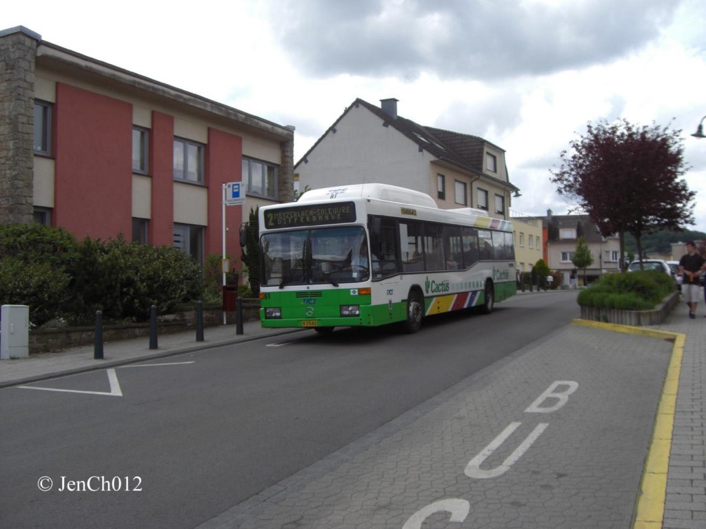 Люксембург, Mercedes-Benz O405N2Ü CNG № 61