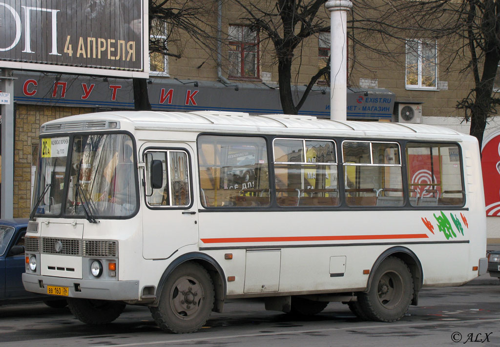 Воронежская область, ПАЗ-32054 № ВВ 160 36