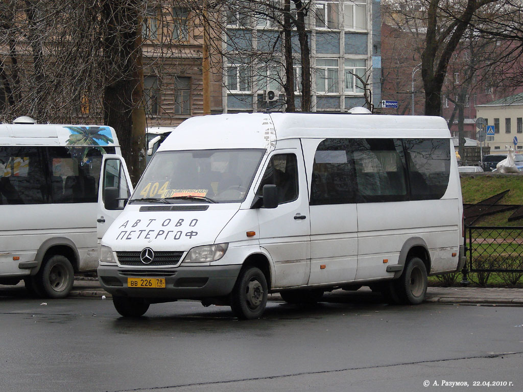 Sankt Petersburg, 904.663 (Mercedes-Benz Sprinter 413CDI) Nr. ВВ 226 78