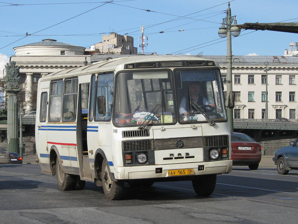 Санкт-Петербург, ПАЗ-32053 № 240