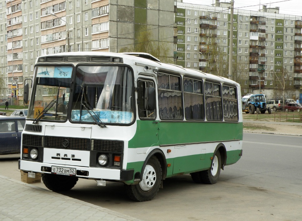 Нижегородская область, ПАЗ-3205 (00) № Е 732 ВМ 52