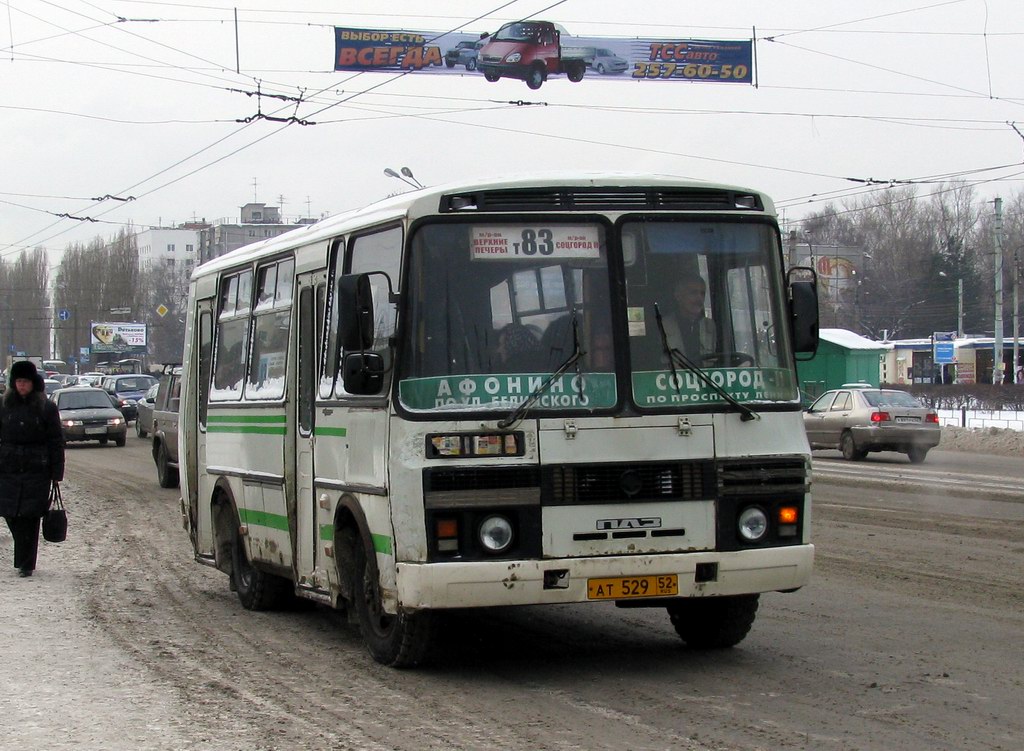 Нижегородская область, ПАЗ-32054 № АТ 529 52